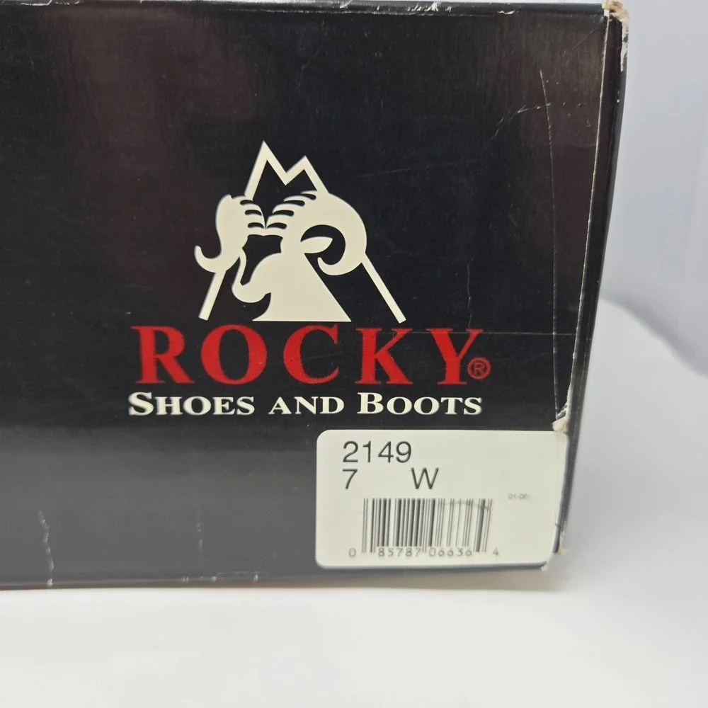 Rocky 8 Fort Hood Waterproof Duty 2149 Men's Boots Black Leather Style Size 7W